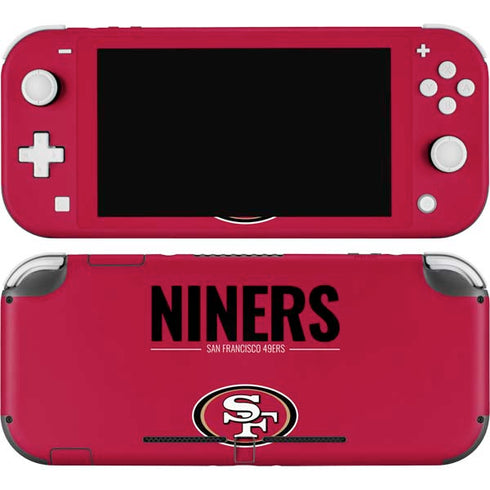 NFL San Francisco 49ers Team Motto Nintendo Switch Lite Skin